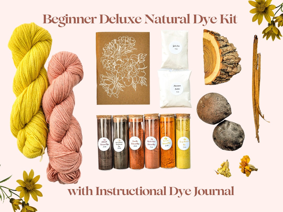 Natural Dye Kit, Natural Dye, Botanical Dye Kit, Eco Dye Kit, Deluxe