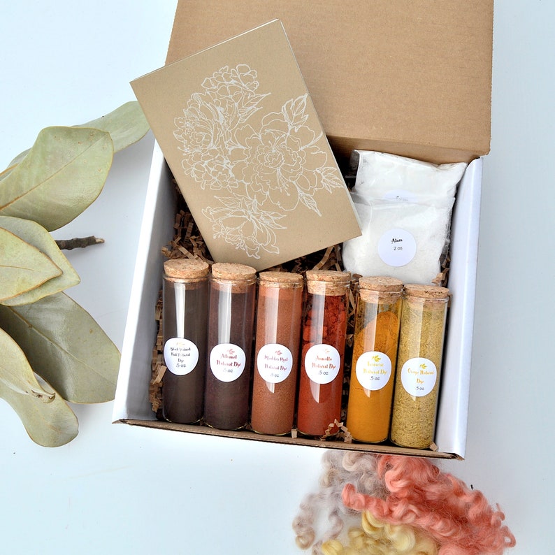 Natural Dye Kit Botanical Dye Kit Eco Dye Kit Beginner Etsy
