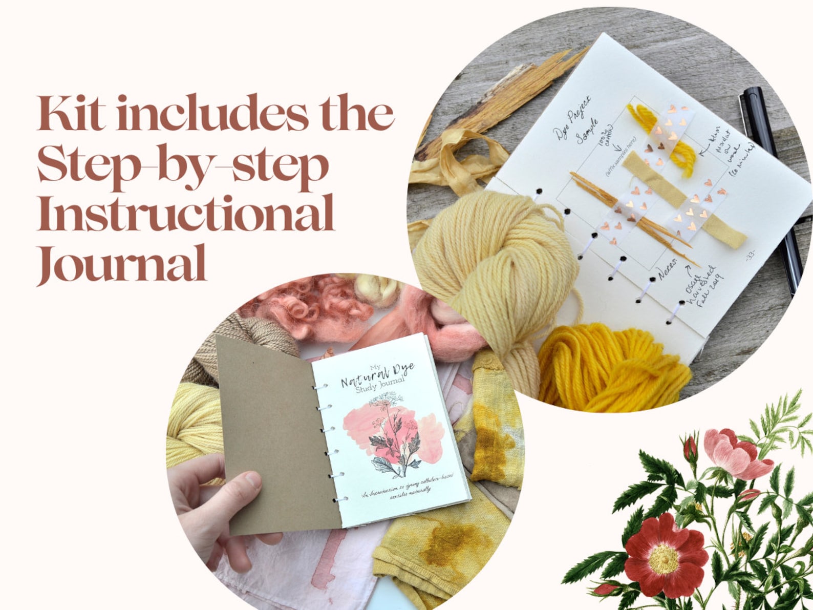 Natural Dye Kit, Botanical Dye Kit, Eco Dye Kit, Beginner Deluxe Dye