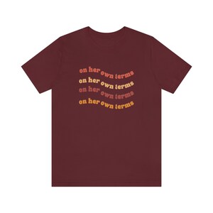 on her own terms repeat T-shirt