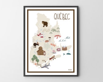 Affiche Québec - Canada