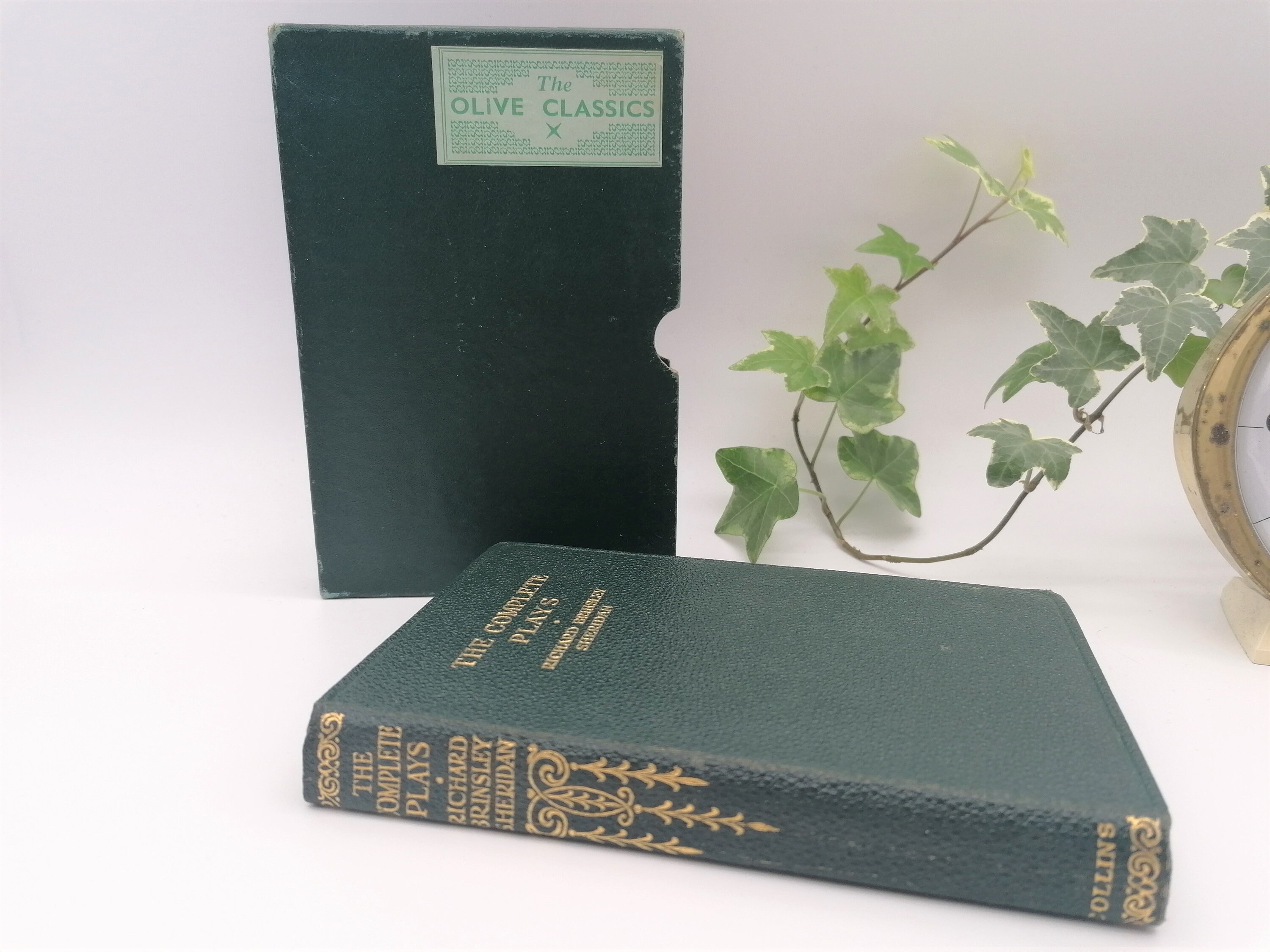The Olive Classics Sheridan the Complete Plays. C1930s Vintage 