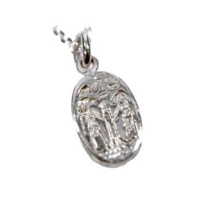 Scarab pendant 925 silver pendant silver jewelry silver pendant image 2