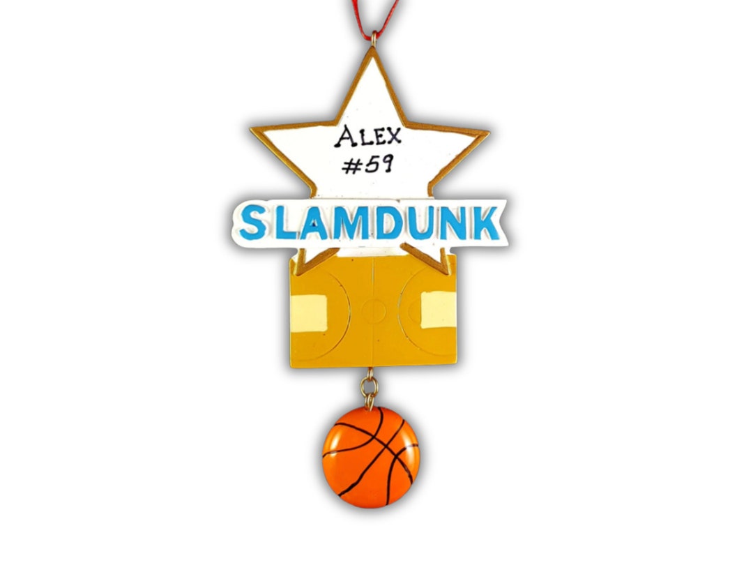 Basketball Personalized Ornament Customized Christmas Tree Decoration