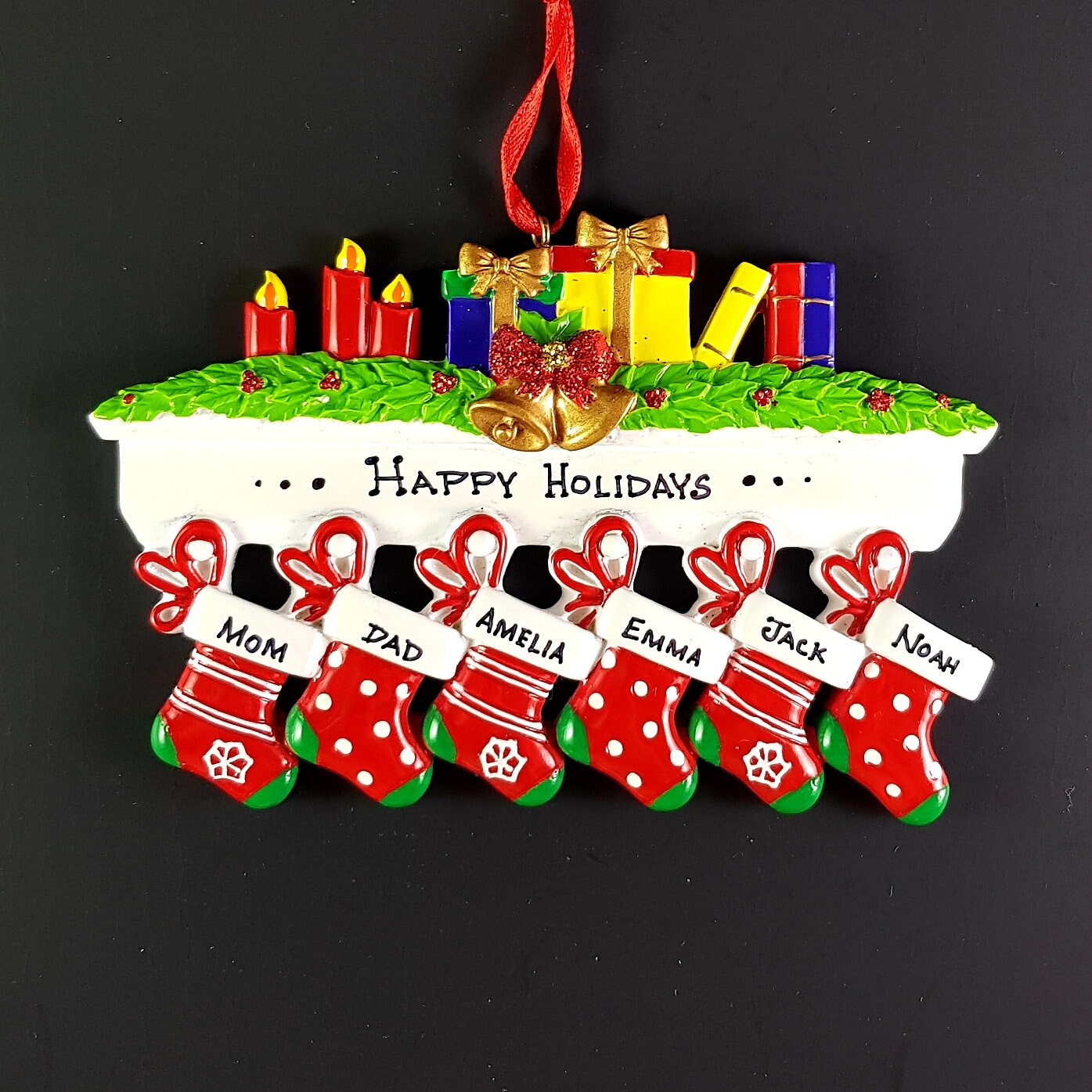 Kaminmantel Strümpfe personalisierte Weihnachtsdekor familie | Etsy