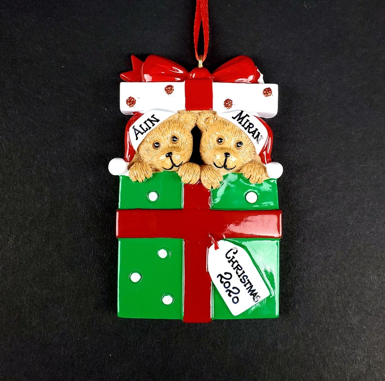 Bear Family Personalized Christmas Ornament 2020 Christmas Etsy