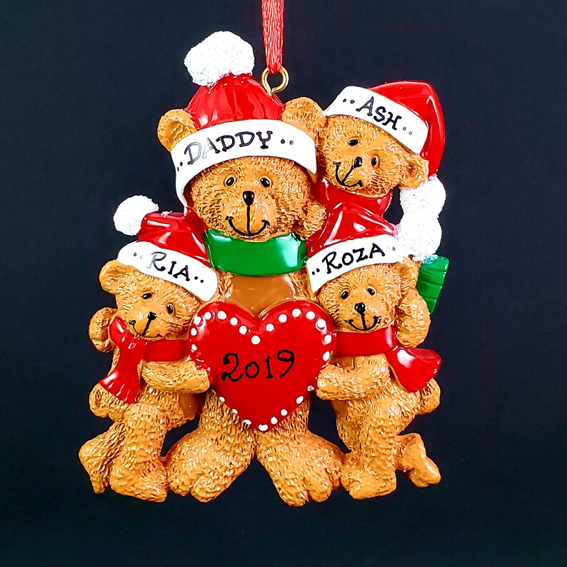 Single Dad Personalized Christmas Tree Ornament Customized Etsy