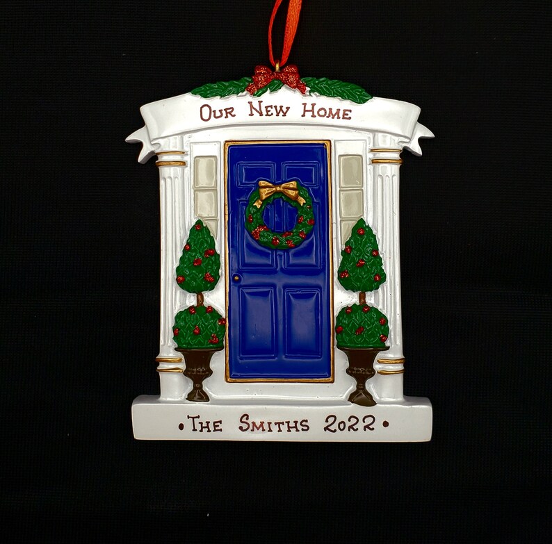 Personalized New Home Ornament House Warming Gift Apartment Etsy