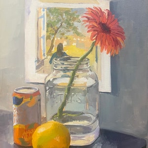 Daisy Still Life Painting - Original Fine Art