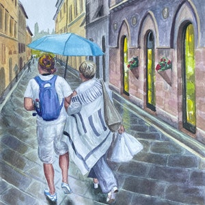 Italian Wall Art - The Streets of Assisi - Printful