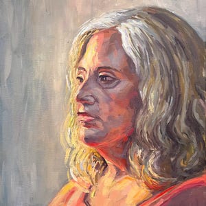 Original Oil Painting Portrait of a Woman
