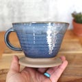 Handcrafted Ceramic Coffee Dripper – Artisan Pour Over Coffee Brewer, Unique Pottery