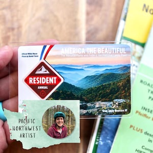 National Parks Pass Sleeve – America The Beautiful Cover Sticker