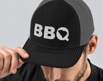 SC BBQ Trucker Hat: Palmetto State Pitmaster Cap