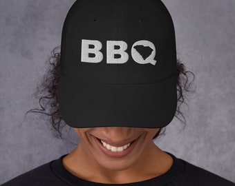 SC Barbecue Dad Hat, South Carolina BBQ Cap, Pitmaster Gifts for Him or Her, Palmetto State Gift