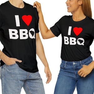 I Love (Heart) SC BBQ T-Shirt, South Carolina Barbecue Tee, Palmetto State Gift