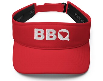 SC BBQ Visor: Embroidered South Carolina Pitmaster Hat