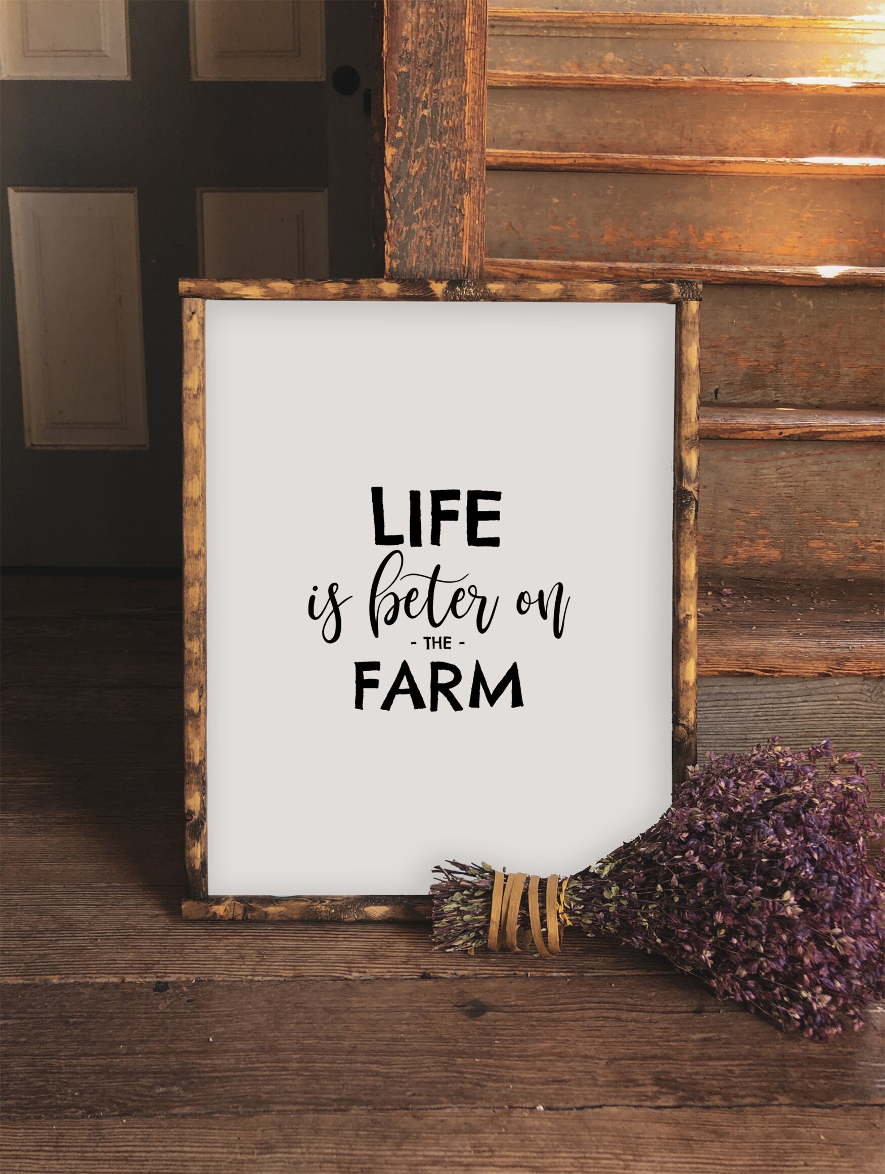 Farmhouse printables set of 3 Farm quote Farm animlas | Etsy