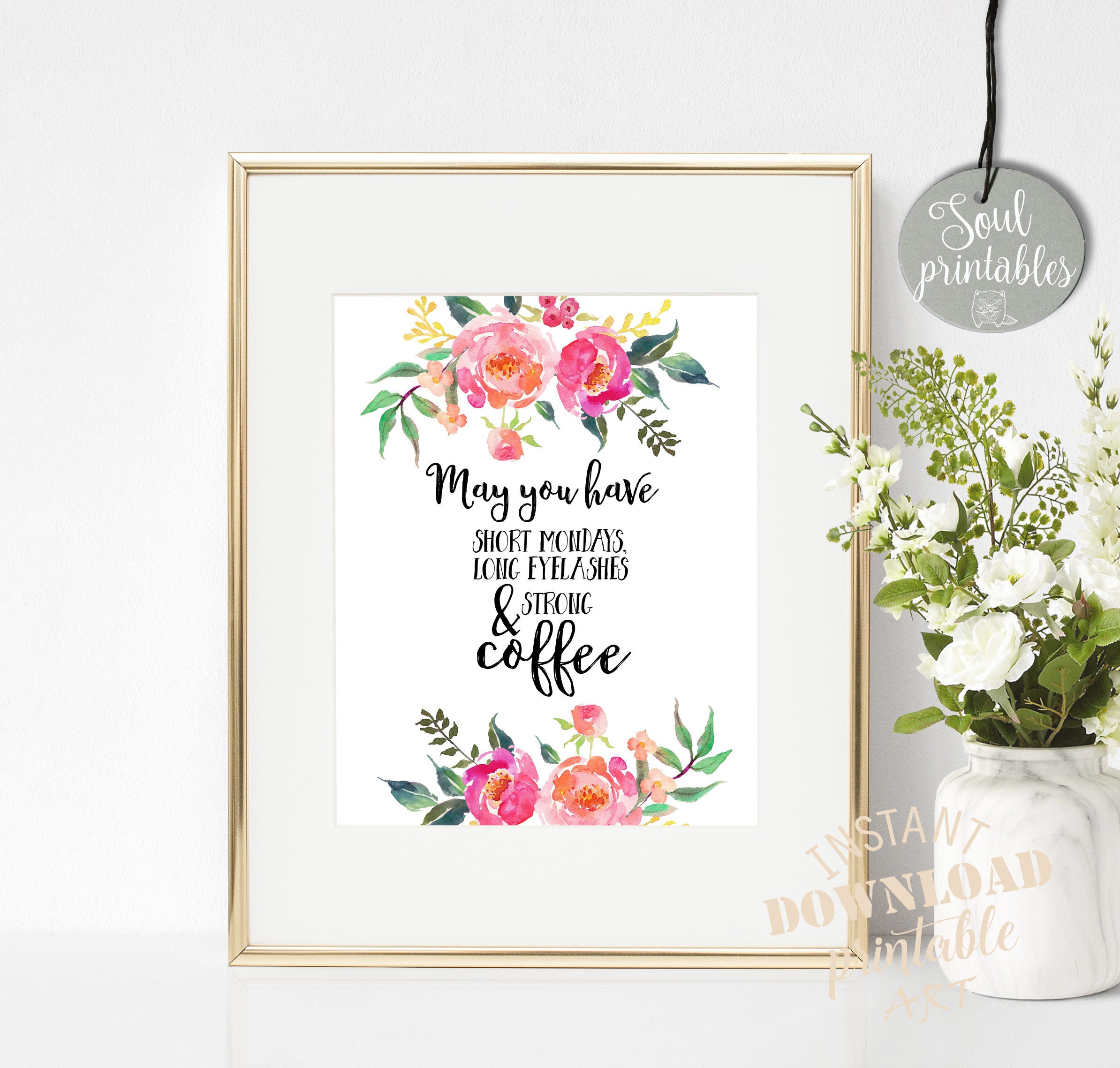 Office Print Coffee printable art Office Wall Decor Office | Etsy