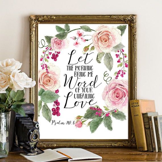 Bible verse wall art Scripture Wall Art Scripture Printable | Etsy