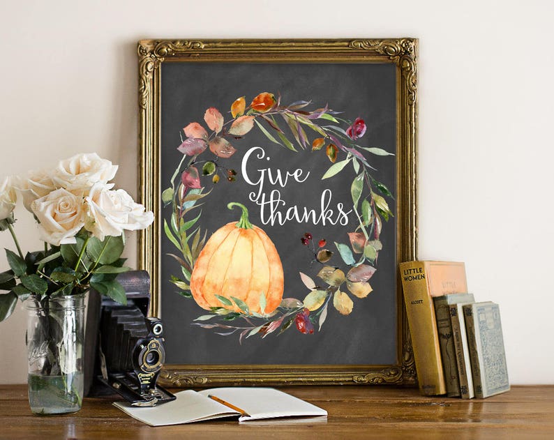 Autumn Gifts Thanksgiving Printable Fall Print - Etsy
