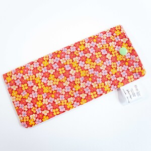 Fabric Sunglasses Case, Handmade With Love, Coton Fabric Glasses Pouch, Rectangular, Fun Case, Glasses Case, Small Flowers, Happy Case, Cute