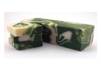 Two Cucumber Melon Cold Process Soaps