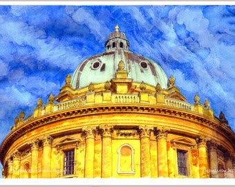 069 The Radcliffe Camera skyline in Oxford