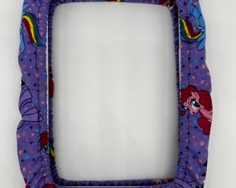 8x11 Purple Stars and Ponies Grime Guard Cover for Q-snap. ***only one***