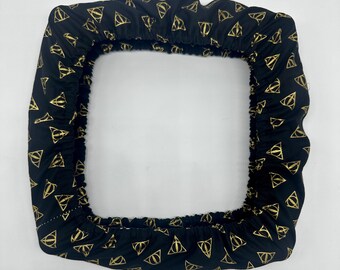 8x8 inch Black and Gold Symbols Grime Guard Cover for Q-snap.