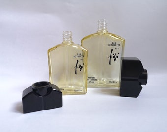 ヴィンテージ 香水瓶 2本/黒キャップ/Guy Laroche Fidgi/パリ フランス
