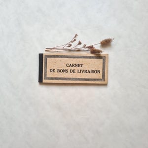 Vintage Carnet Bons de Livraison/liasse feuillets détachables/client commande/ancien époque 1950-60 collection/papeterie fourniture bureau