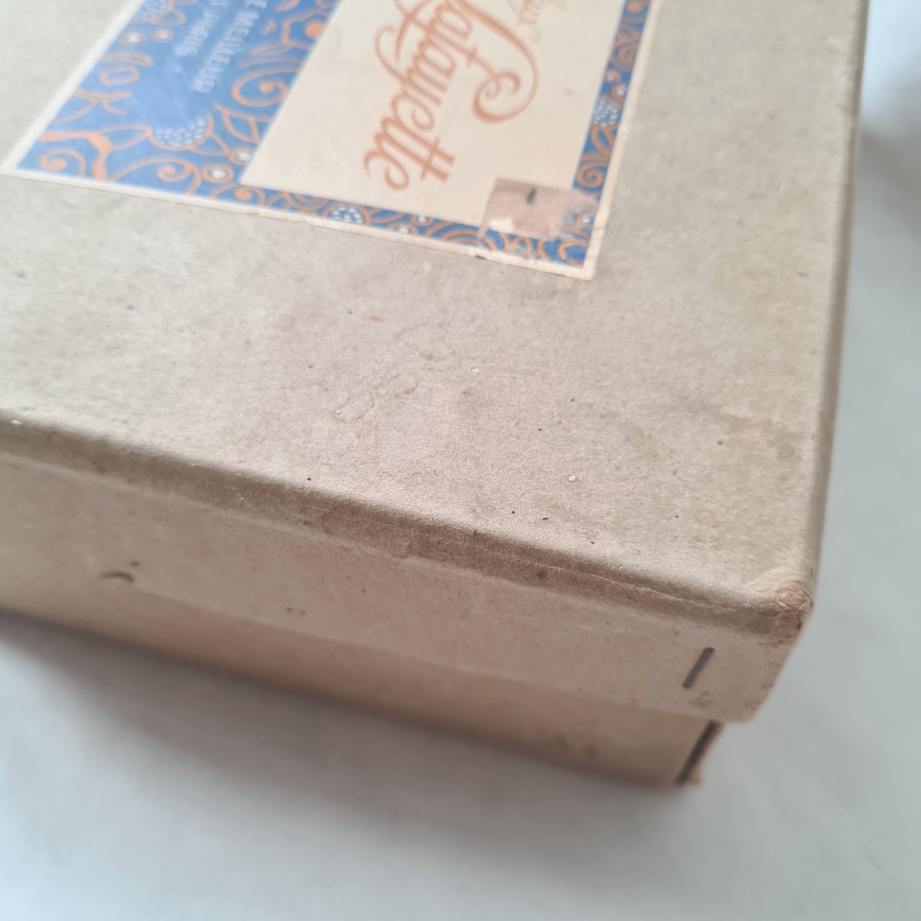 Vintage Galeries Lafayette Paris Box/rigid Cardboard/parisian