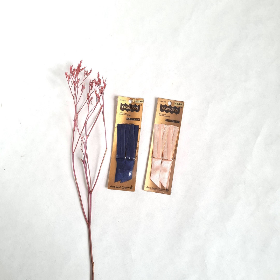 Vintage Goldzag France French Buttonhole Garters Lingerie Suspender