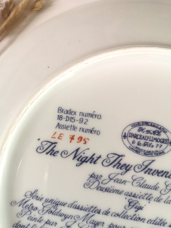 ヴィンテージ磁器皿/リモージュ、フランス/ジジ コレクション