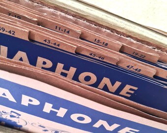 Vintage Languaphone Institut/box Case/set Lesson Course/learning