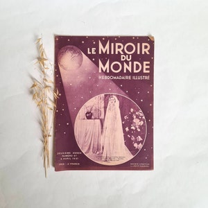 Vintage magazine Le Miroir Du Monde newspaper French press France weekly illustrated number 57 second year 4 April 1931 rare flea market