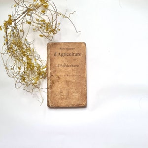 Vintage-Buch Elementare Vorstellungen von Landwirtschaft und Gartenbau/Brüder der christlichen Schulen/Nummer 211 bis/Gartenblumengarten 1898