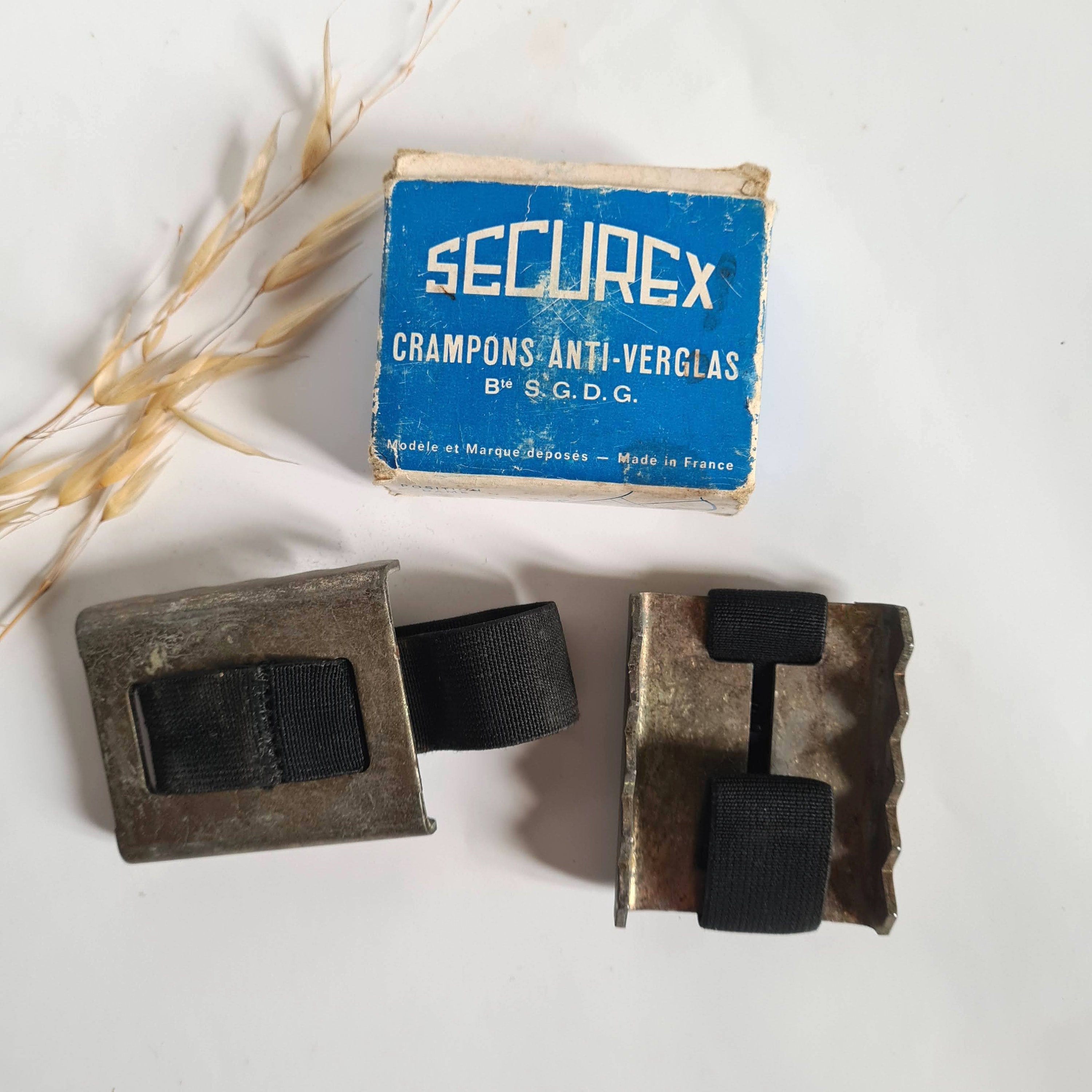 Vintage Securex SGDG Anti-ice Crampons Made in France Winter 