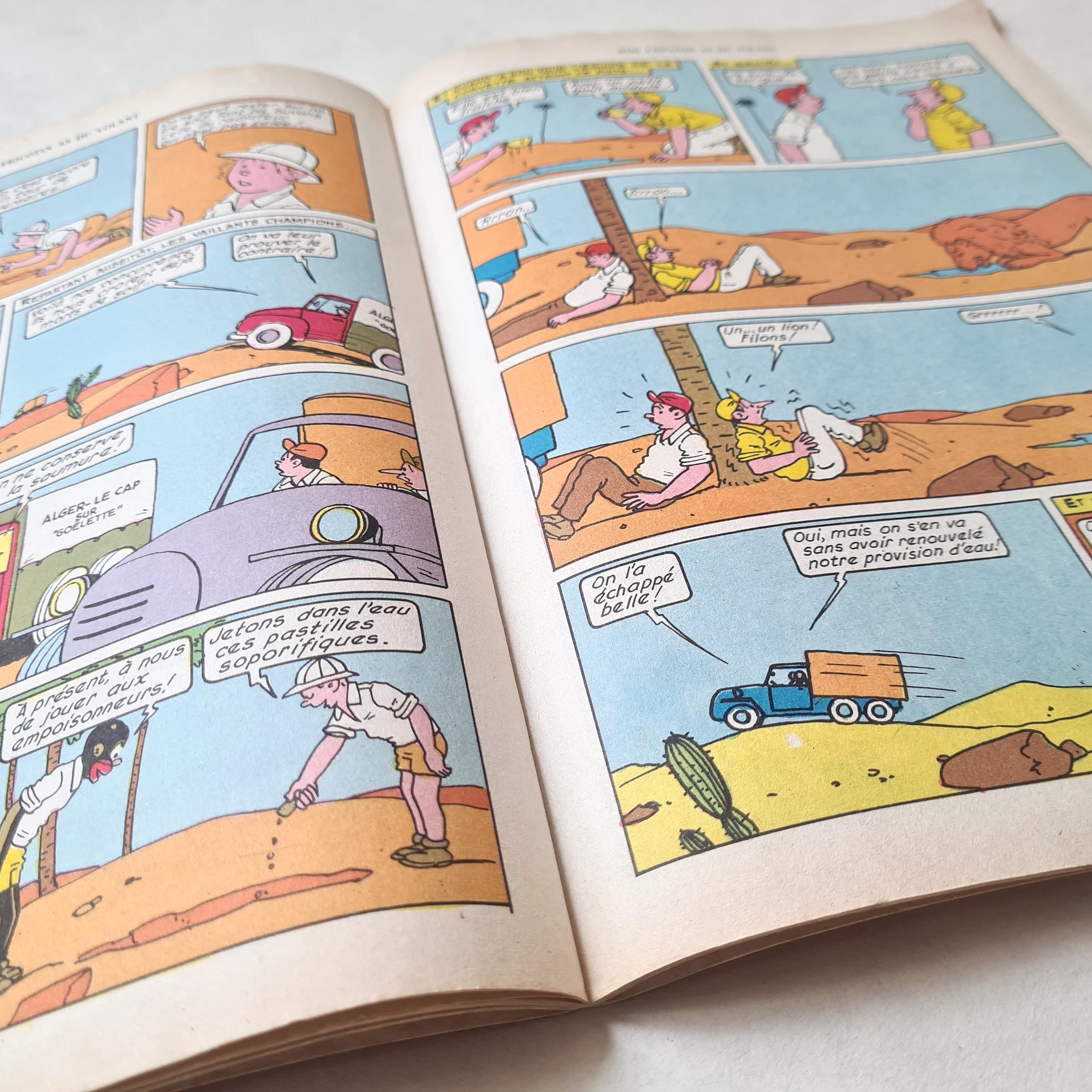 【希少】50年代フランスのコミック誌　BIBI FRICOTIN Vintage Bibi Fricotin Comics/as Du Volant/joyeuse Youth Album