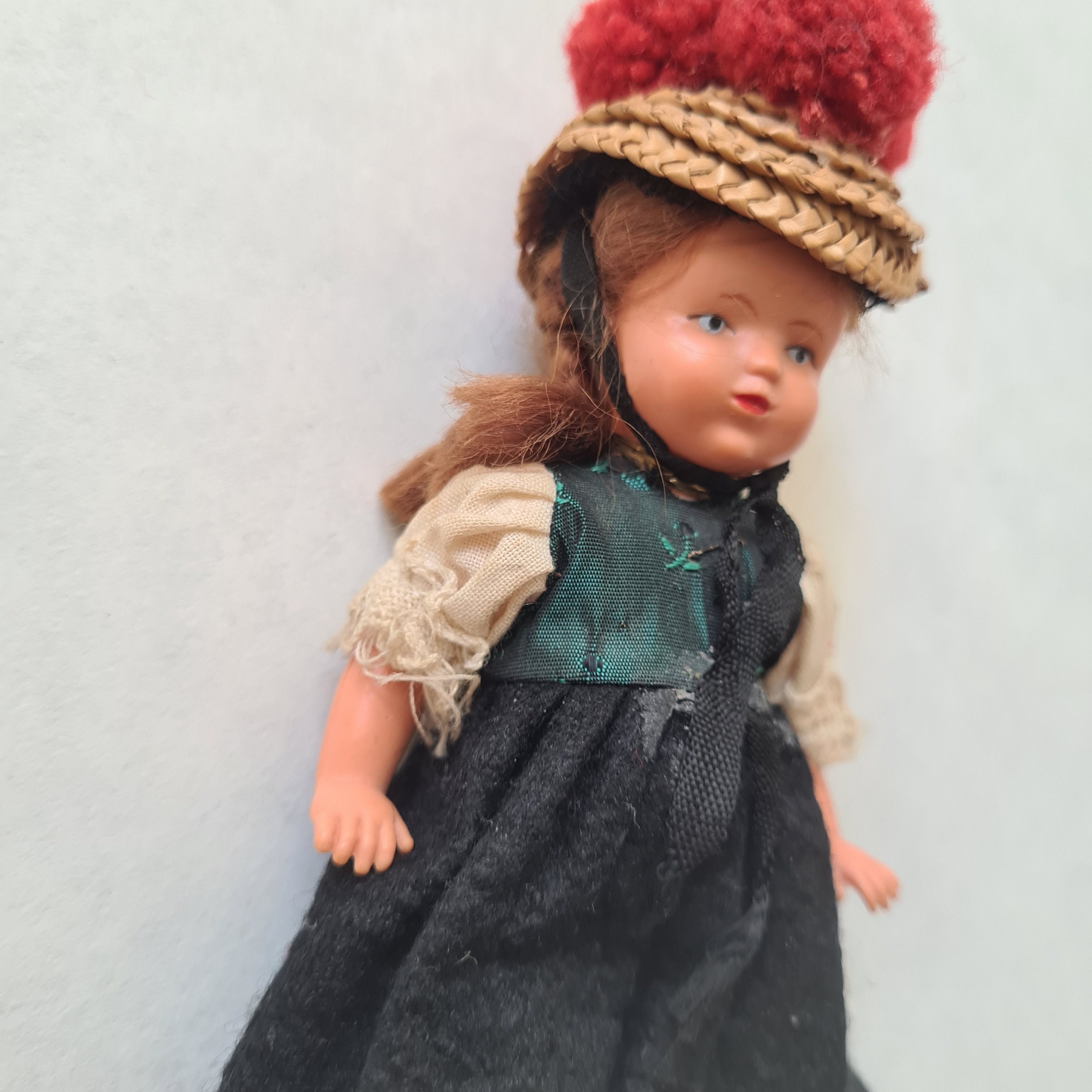 POUPÉE ANCIENNE LIDOVA TVORBA DOLL VINTAGE 1986 TCHEQUE CZECH EUR 17,00 - FR
