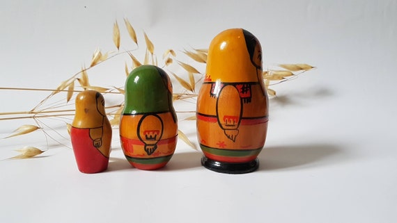 Poupées Russes Matryoshka – 5 Pièces En Bois – Thème Féerique – Jouet Empilable éducatif – Dès 4 Ans