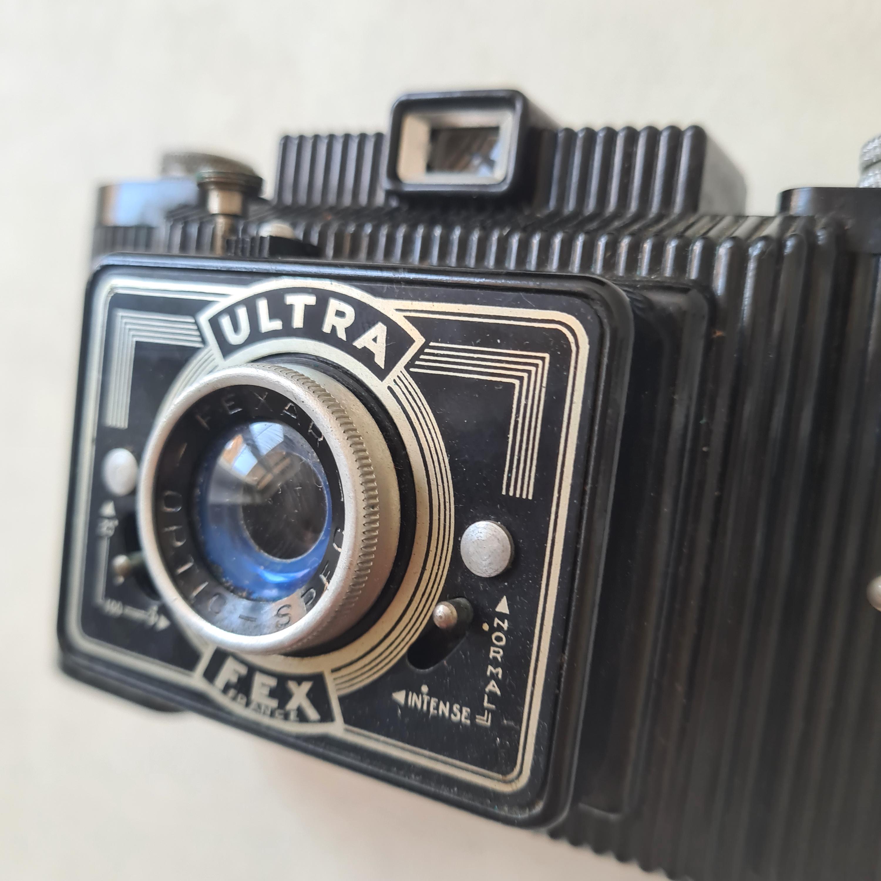Appareil Photo Ancien Ultra Fex – Années 50 – Avec Son étui D'origine