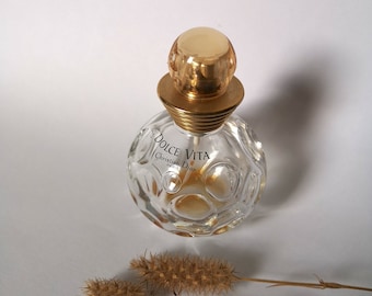 Christian Dior profumo vintage bottiglia vuota collezione Dolce Vita eau de toilette Parigi Francia donna anni 90 100ml cosmetici Etsy Italia