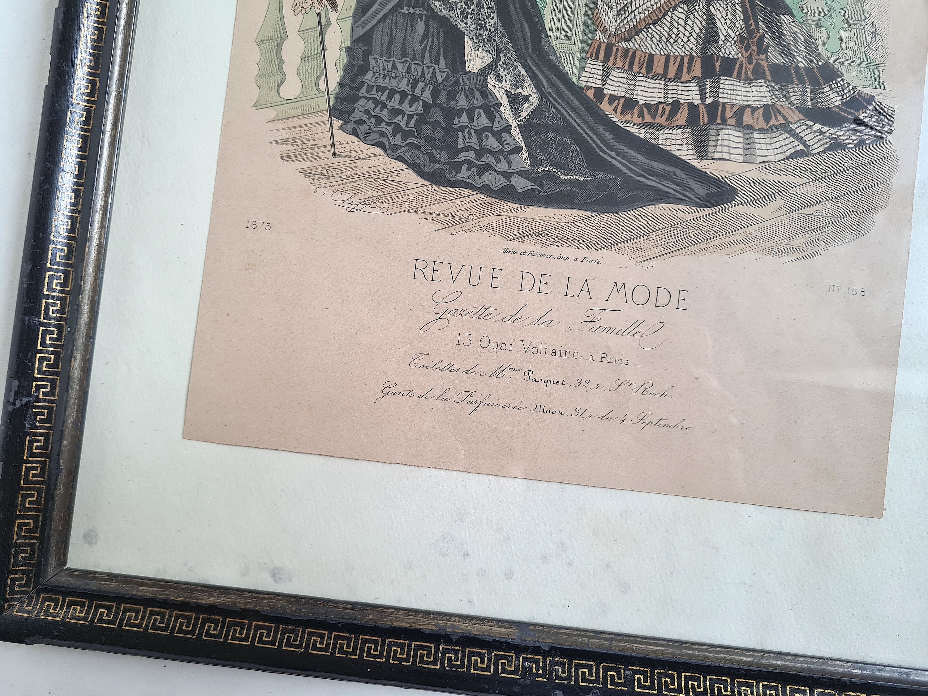 Vintage Revue De La Mode/gazette De La Famille 188/toilet Pasquet