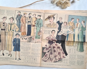 HH-6398 □送料込□ Le Petit Echo de la Mode 1912年 フランス