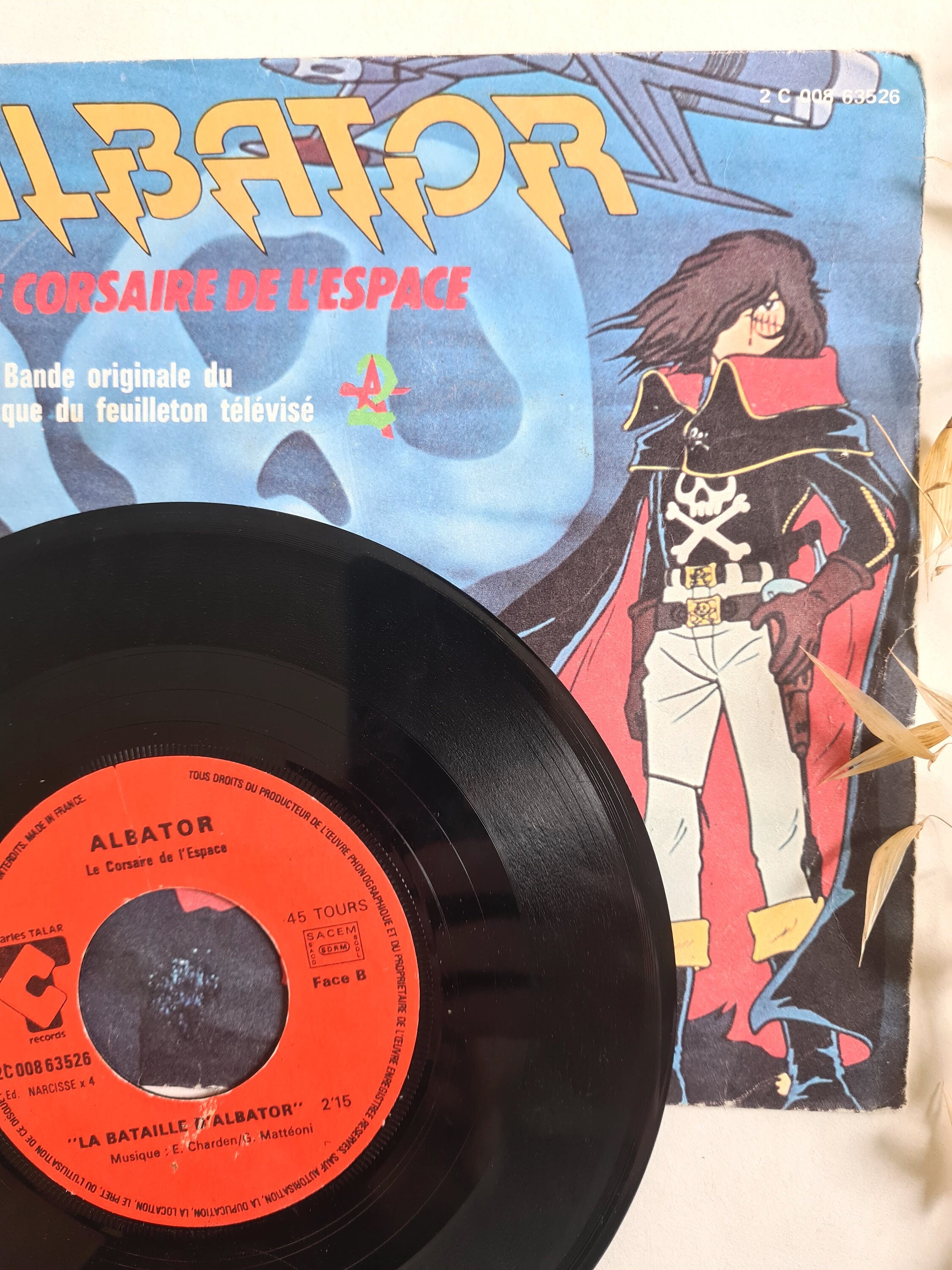 Albator - Le Corsaire De L'Espace : La B.O. Du Dessin Animé En Vinyle 33 Tours, Label Télé 80
