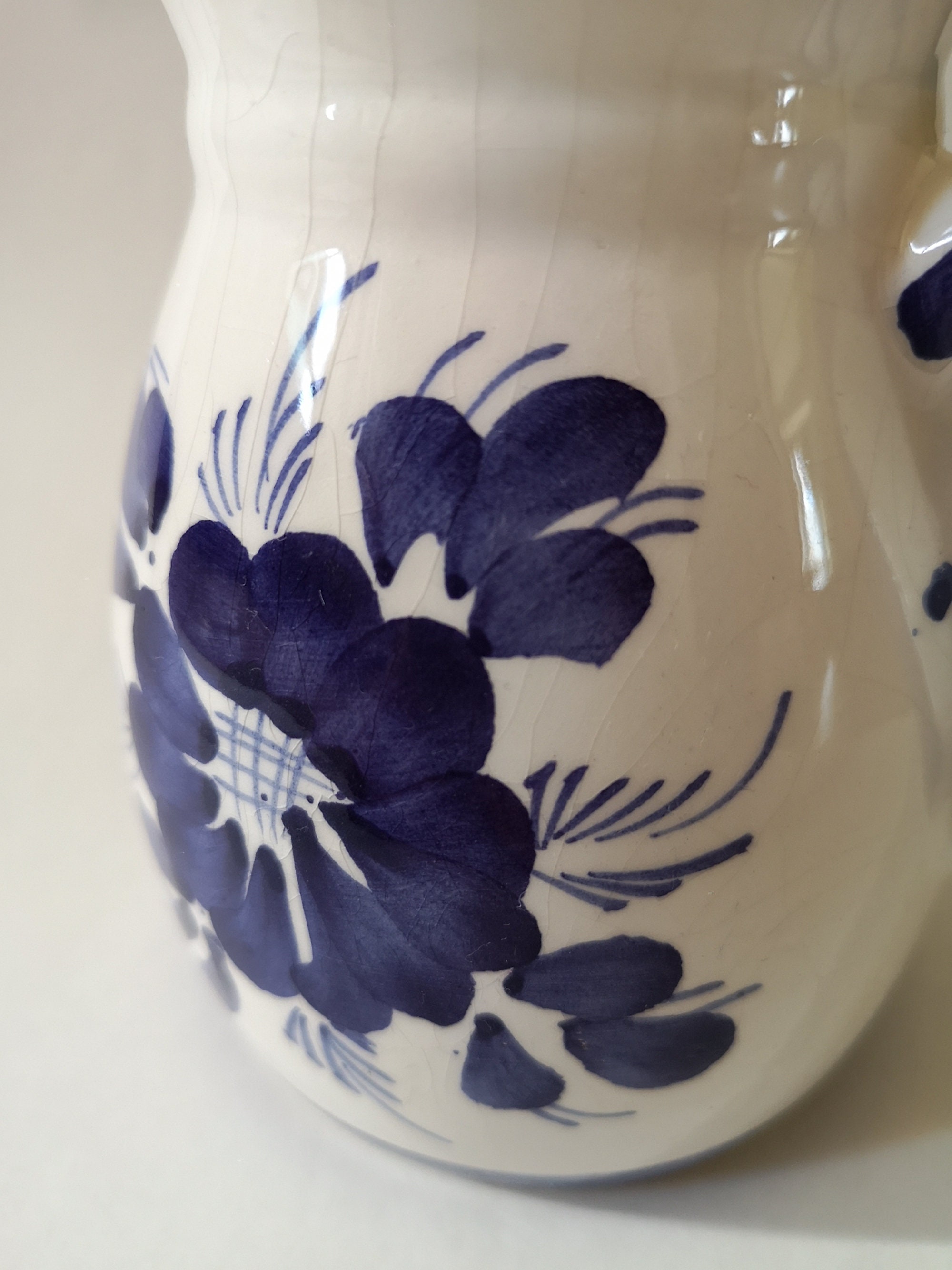 Fleur céramique pichet – Le temps des bleuets