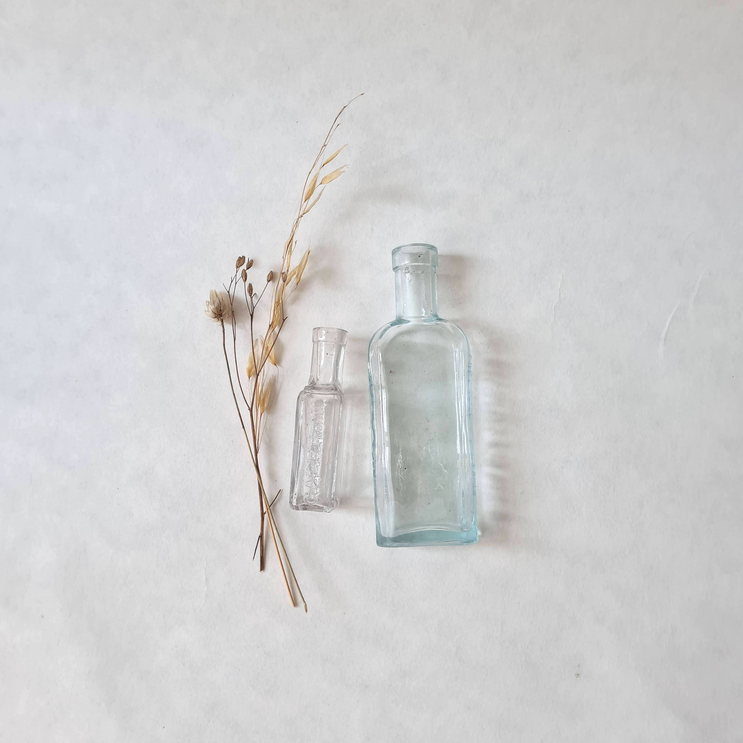 Bottiglie Di Vetro Da 1000ml Con Tappo In Vetro - Set Da 3 Per Farmacia O Laboratorio - Foto 3