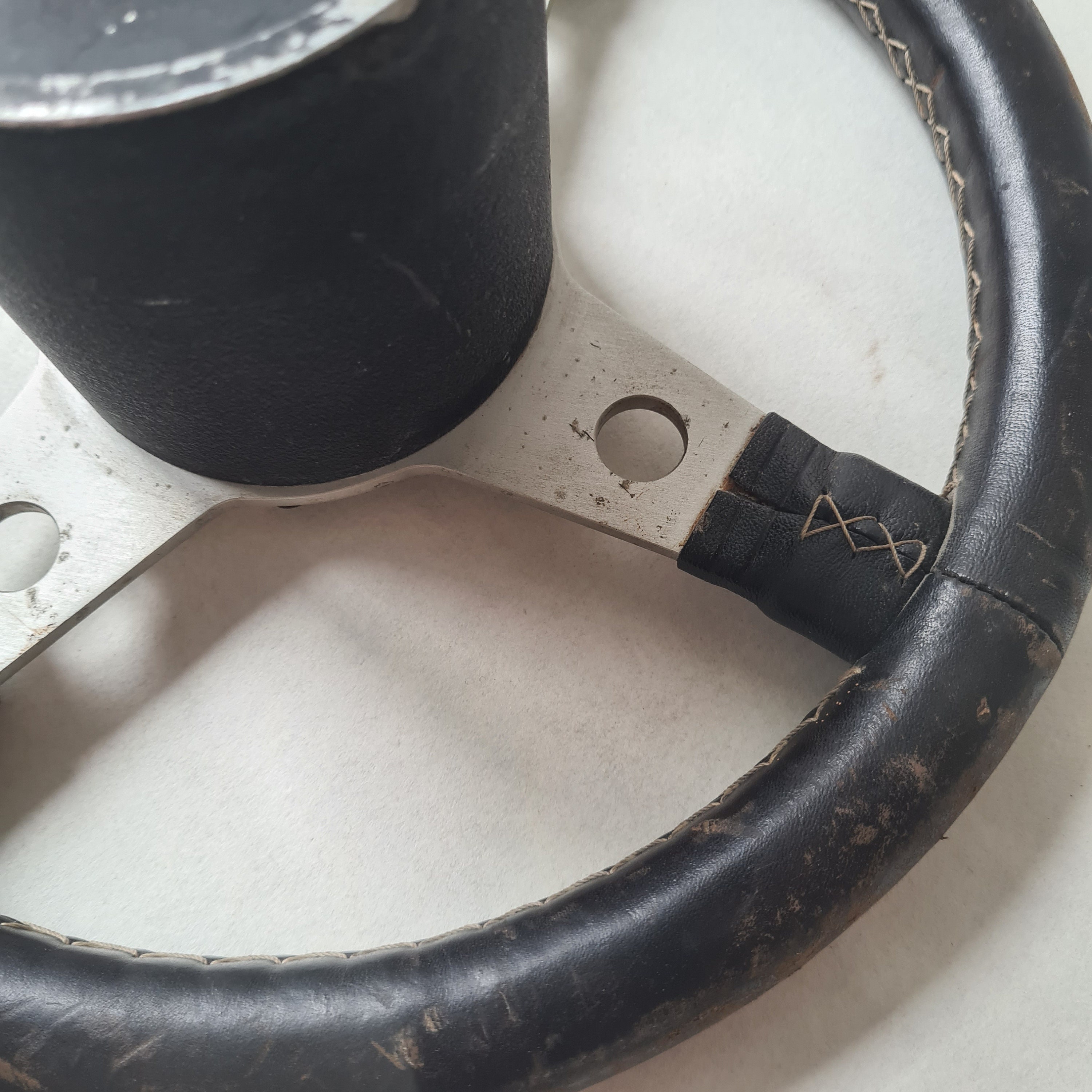 Vintage 3-spoke Steering Wheel/fusina Italy/retro Oldtimer